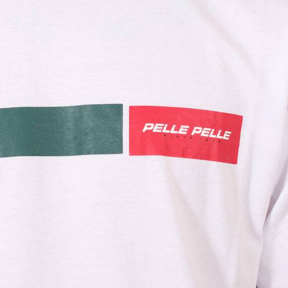 Pelle Pelle - Finish Line T-Shirt S/S | White