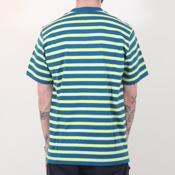 Carhartt WIP - Carhartt WIP - S/S Oakland T-Shirt | Blue/Lime