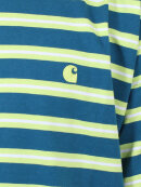 Carhartt WIP - Carhartt WIP - S/S Oakland T-Shirt | Blue/Lime