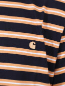Carhartt WIP - Carhartt WIP - S/S Oakland T-Shirt | Navy/Orange