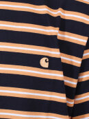 Carhartt WIP - Carhartt WIP - S/S Oakland T-Shirt | Navy/Orange