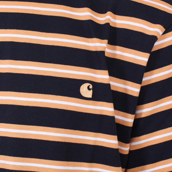 Carhartt WIP - Carhartt WIP - S/S Oakland T-Shirt | Navy/Orange