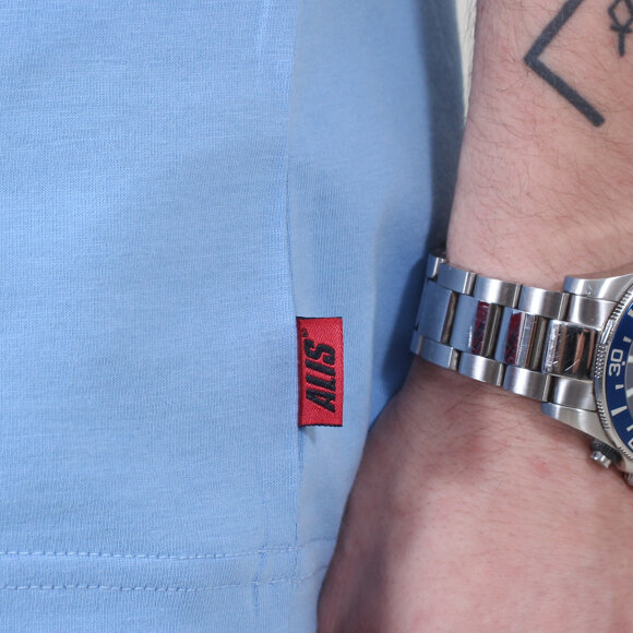 Alis - Classic Mini Logo T-Shirt | Blue