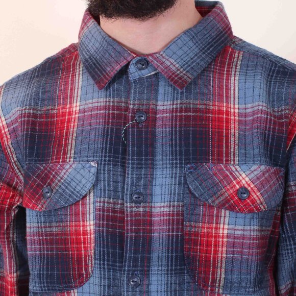 Vissla - Vissla - Central Coast L/S Flannel | Breaker Blue