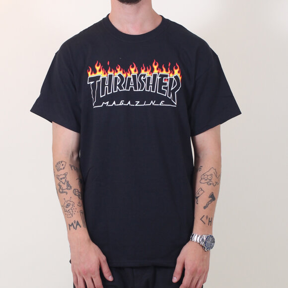 Thrasher - Thrasher - Scorched Outline T-Shirt