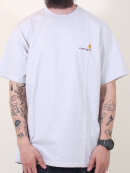 Carhartt WIP - Carhartt WIP - S/S American Script | Ash Heather