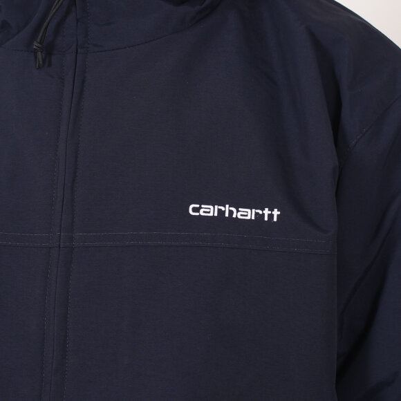 Carhartt WIP - Carhartt WIP - Hooded Sail Jacket | Dark Navy/White