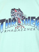 Thrasher - Thrasher - Leopard Mag S/S T-Shirt | Mint