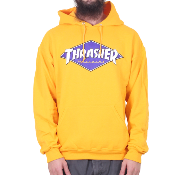 Thrasher - Thrasher - Diamond Logo Hoodie | Gold