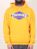 Thrasher - Thrasher - Diamond Logo Hoodie | Gold