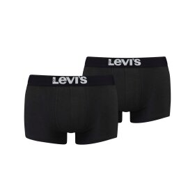 Levis - Solid Basic Boxer 2Pack | Jet Black