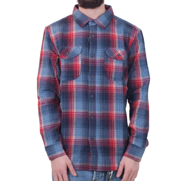 Vissla - Vissla - Central Coast L/S Flannel | Breaker Blue