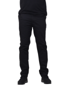 Alis - Classic Box Chino Pant | Black