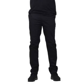 Alis - Classic Box Chino Pant | Black