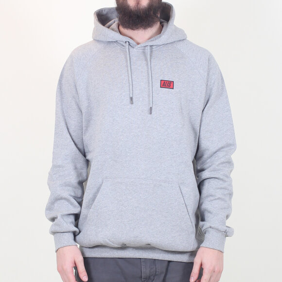 Alis - Classic Mini Logo Hoodie | Heather Grey
