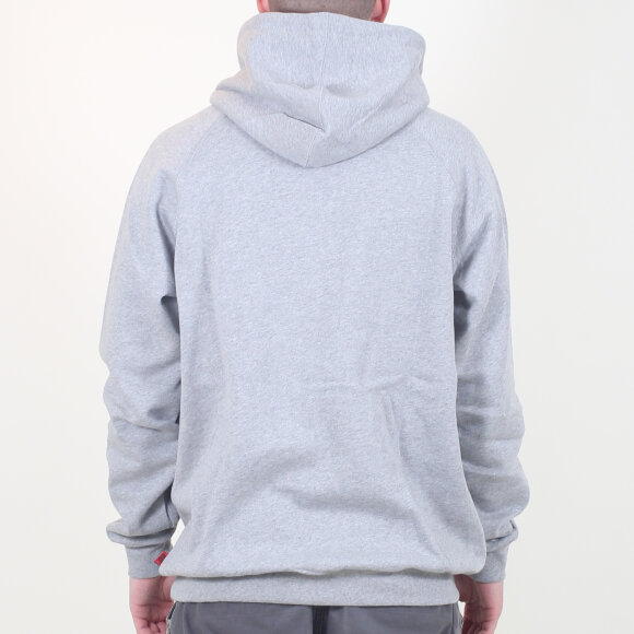 Alis - Classic Mini Logo Hoodie | Heather Grey