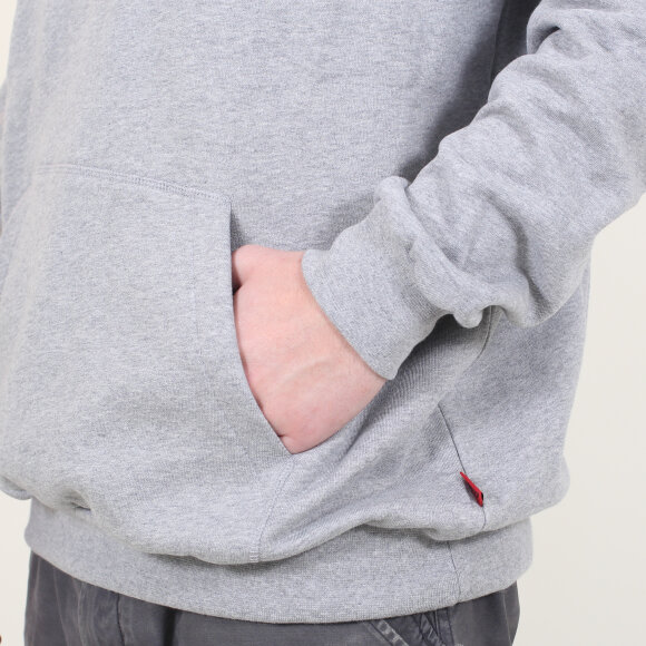 Alis - Classic Mini Logo Hoodie | Heather Grey