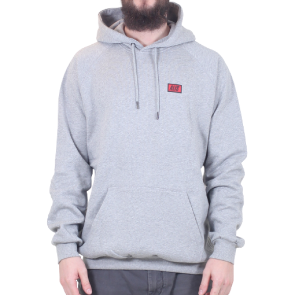 Alis - Classic Mini Logo Hoodie | Heather Grey