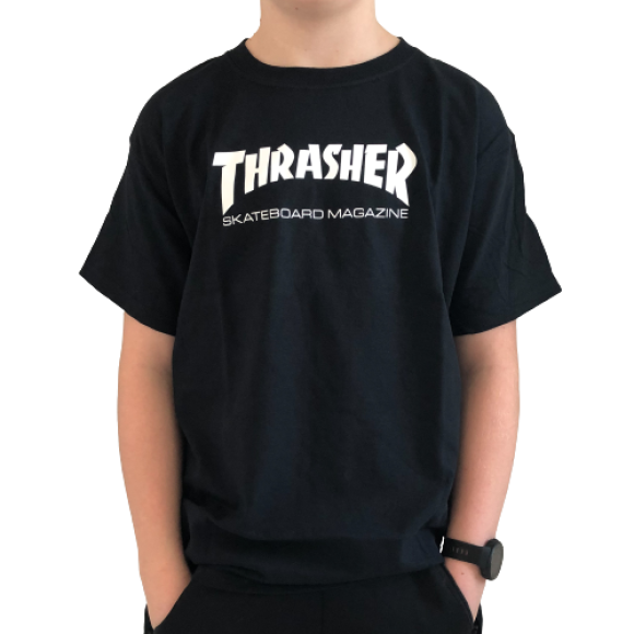 Thrasher - Thrasher - Youth S/S T-Shirt Skate Mag | Black