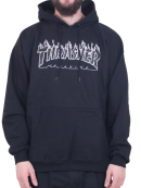 Thrasher - Thrasher - Hood Flame | Black/Black