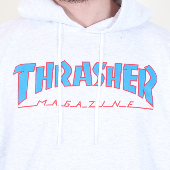 Thrasher - Thrasher - Hoodie Outlined | Ash Grey