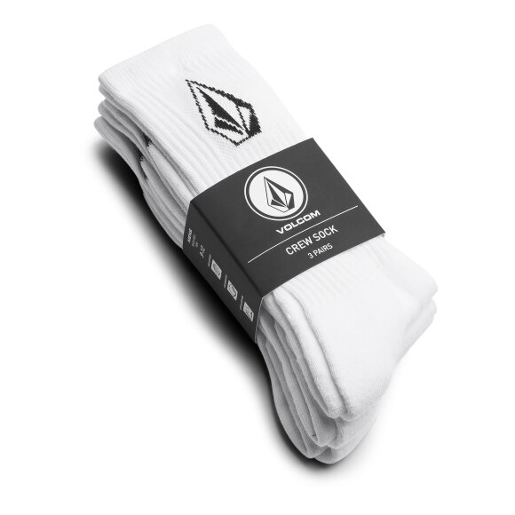 Volcom - Volcom - Full Stone Sock 3Pack | White