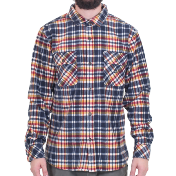 Vissla - Vissla - Eco-Zy L/S Polar Flannel | Dark Naval