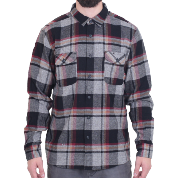 Vissla - Vissla - Central Coast L/S Flannel | Charcoal