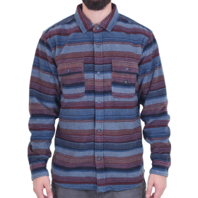 Vissla - Eco-Zy L/S Polar Flannel | Dark Denim 