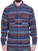 Vissla - Vissla - Eco-Zy L/S Polar Flannel | Dark Denim 