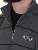 Polar Skate Co. - Polar Skate Co. - Stripe Zip Neck Sweatshirt