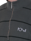 Polar Skate Co. - Polar Skate Co. - Stripe Zip Neck Sweatshirt