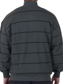 Polar Skate Co. - Polar Skate Co. - Stripe Zip Neck Sweatshirt