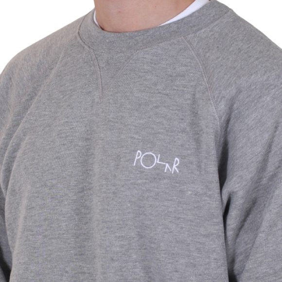 Polar Skate Co. - Polar Skate Co. - Default Crewneck | Heather Grey