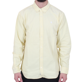 Carhartt WIP - L/S Madison Fine Corduroy Shirt | Soft Yellow 