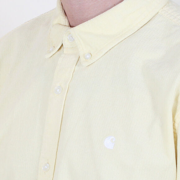 Carhartt WIP - Carhartt WIP - L/S Madison Fine Corduroy Shirt | Soft Yellow 