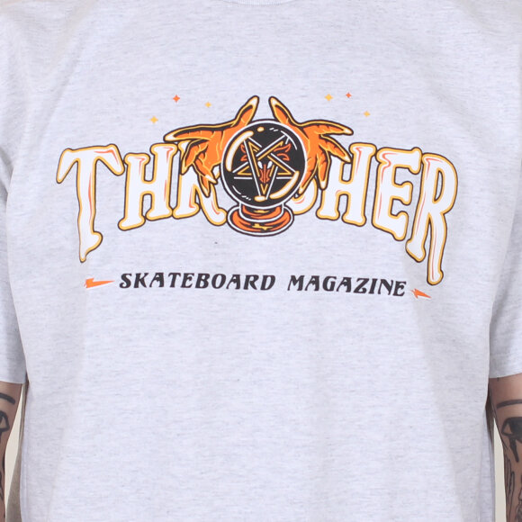 Thrasher - Thrasher - S/S T-Shirt Fortune Logo | Ash Gray 