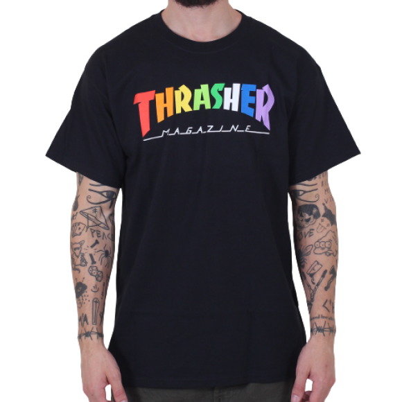 Thrasher - Thrasher - S/S T-Shirt Rainbow Mag 