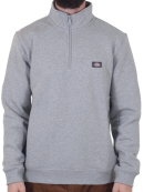 Dickies - Dickies - Oakport Quarter Zip | Grey Melange 