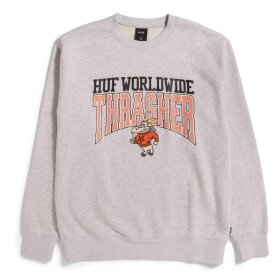 HUF x Thrasher - Candlestick Crewneck