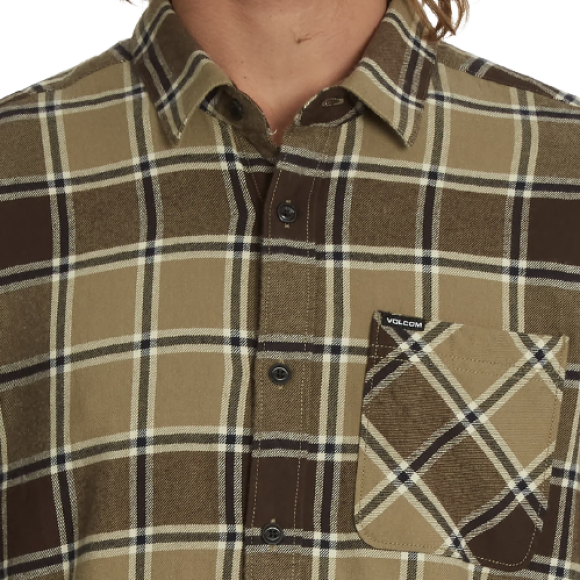 Volcom - Volcom - Caden Plaid L/S | Khaki