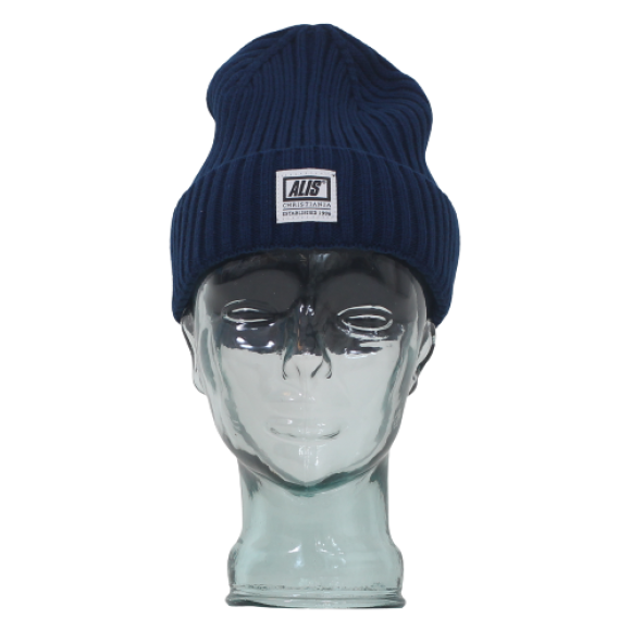  Alis - Fisherman Patch Beanie | Navy 