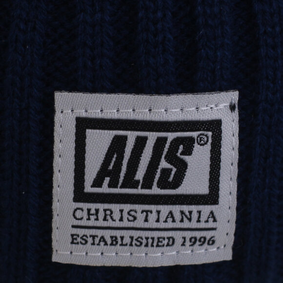  Alis - Fisherman Patch Beanie | Navy 