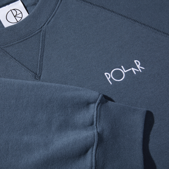 Polar Skate Co. - Polar Skate Co. - Default Crewneck | Grey Blue