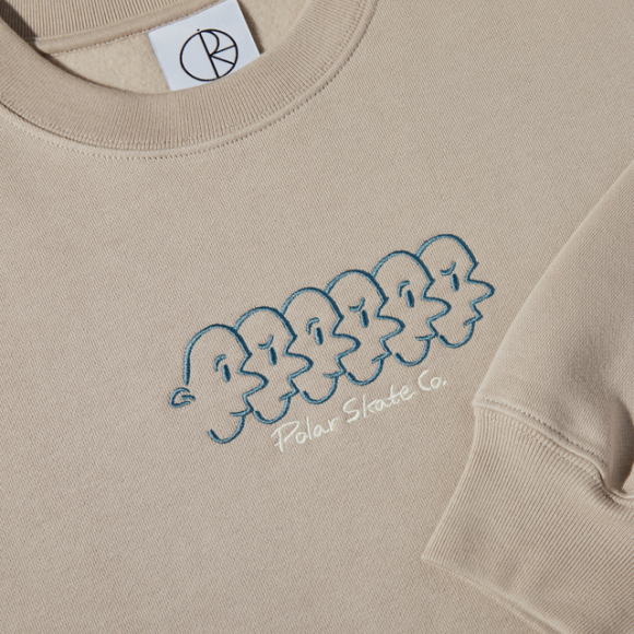 Polar Skate Co. - Polar Skate Co. - Dave Crewneck | Taupe