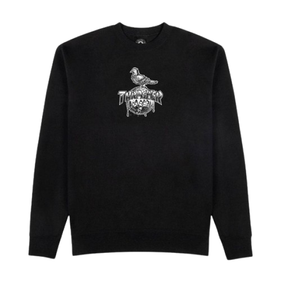 Thrasher - Thrasher x Anti Hero - Crewneck Cover The Earth