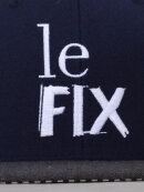 Le-fix - Lefix - Snapback Le Script Stripe navy