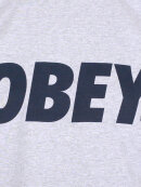 Obey - T-shirt Font Heather Grey/Blue