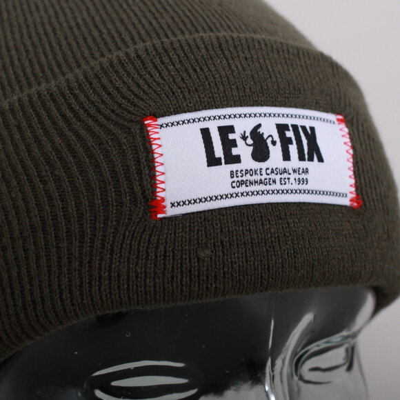 Le-fix - Le-fix - Beanie LF Label | Olive