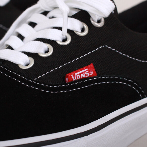 Vans era pro deals black white red